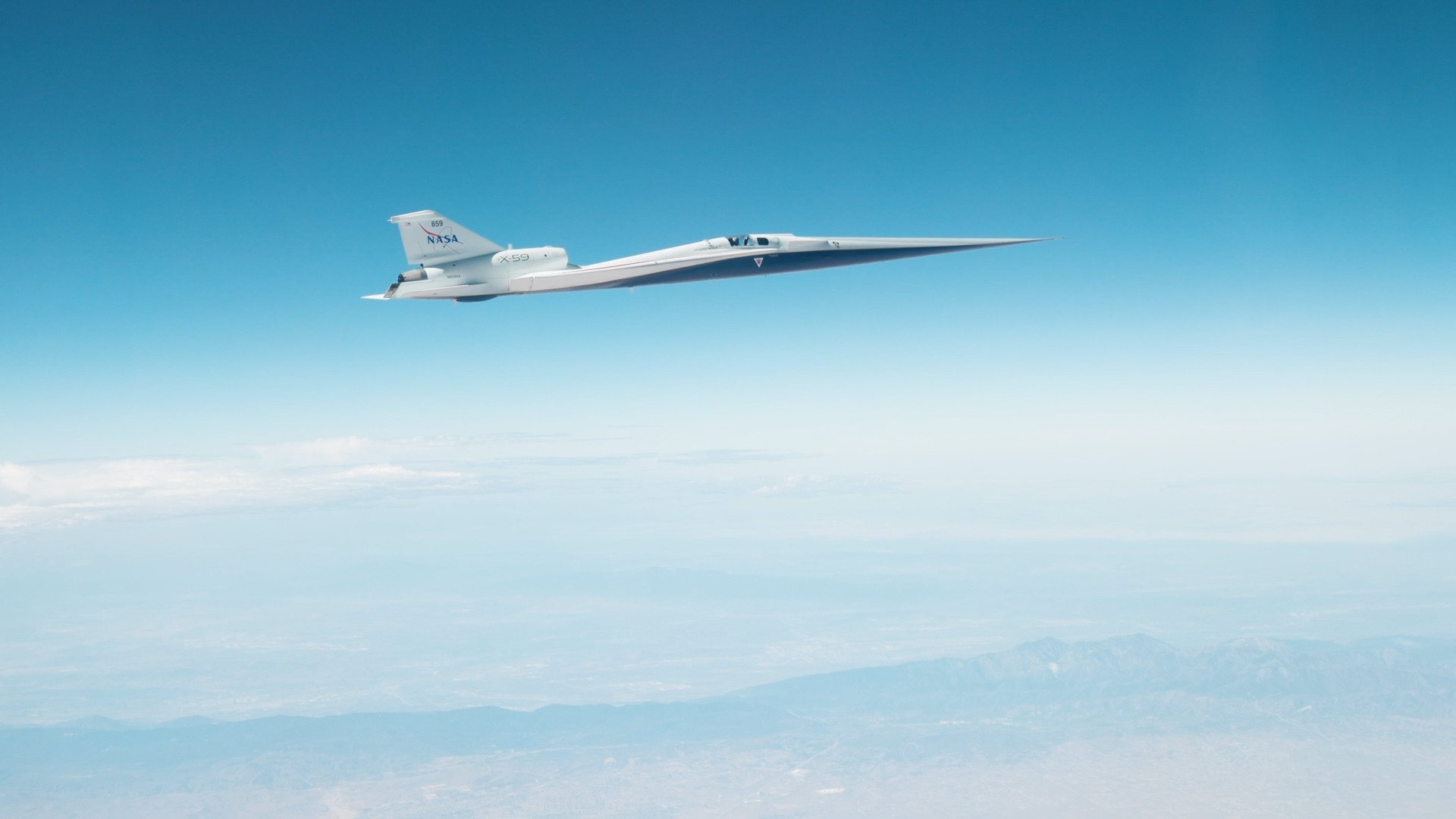 NASA X-59 Quiet Supersonic Aircraft Reaches Target Speed and Altitude for First Time
