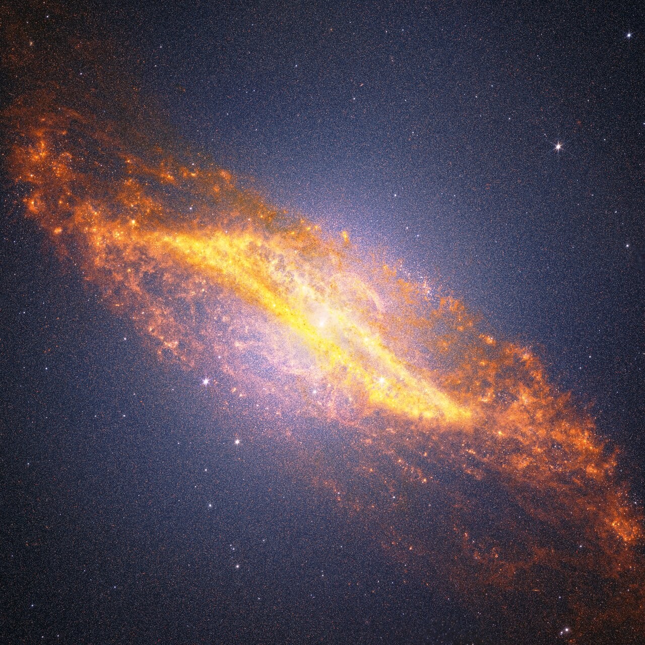 Webb Telescope's Fourth Anniversary Image Reveals Centaurus A Star by Star