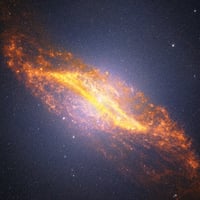 Webb Telescope's Fourth Anniversary Image Reveals Centaurus A Star by Star